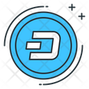 Dash Altcoin Digital Icon