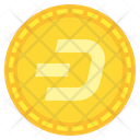 Dash Coin Blockchain Crypto Digital Money Cryptocurrency Icon