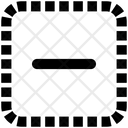 Dash Square Dotted  Icon