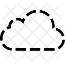 Dashed cloud Icon