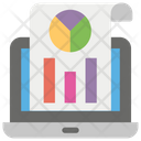 Web Analytics Website Statistics Data Analysis Icon