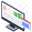 Data Analysis Data Monitoring Data Evaluation Icon