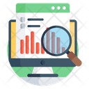 Data Analysis Online Data Business Report Icon