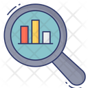 Data Analysis Search Graphical Icon