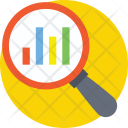 Search Graph Data Icon
