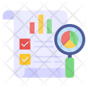 Business Report Data Analysis Infographic Icon