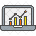 Data Analysis Icon - Download in Colored Outline Style