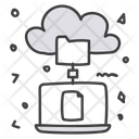 Data Acquisition Cloud Data Data Backup Icon