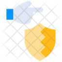 Data Breach Untrusted Environement Shield Icon