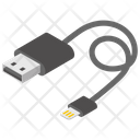 Data Cable Usb Jack Data Connector Icon