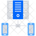 Data Center Data Storage Data Server Connection Icon