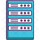 Data Center Center Server Icon