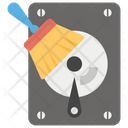 Data Cleaning Hard Disk Cleaning Storage Cleaning Icon