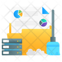 Data Cleaning Data Removing Clean Up File Icon