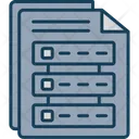 Data File Icon - Free Download Network & Communication Icons | IconScout