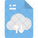 Cloud Data File Cloud Data File Icon