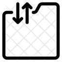 Data Flow Icon - Download in Line Style