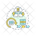 Data lineage Icon - Download in Rounded Style