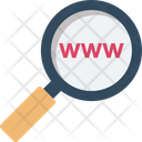 Data Monitoring Search Url Web Browser Icon