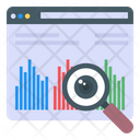 Website Monitoring Data Monitoring Data Viewer Icon
