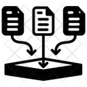 Data pipeline Icon - Download in Glyph Style