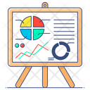 Graphical Representation Data Presentation Analytical Presentation Icon