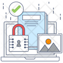 Folder Security Locked Folder Secure Document Icon