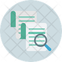 Data Search Document Management File Search Icon