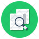 Content Search Document Search Document Analysis Icon