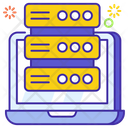 Web Server Datacenter Sql Icon