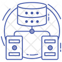 Data Server Network Database Network Data Center Icon