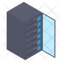 Data Server Rack Datacenter Dataserver Icon
