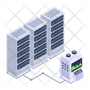 Server Room Data Servers Data Centers Icon