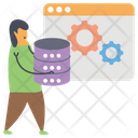 Data Setting Database Maintenance Database Management Icon