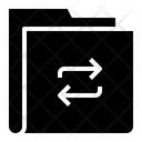 Data Tarnsfer Transaction Folder Share Folder Icon