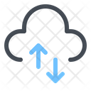Data Transfer Cloud Icon