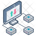 Data Transfer Data Synchronization Data Sync Icon
