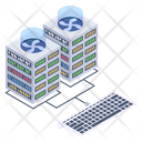 Data Collection Datacenter Databank Icon