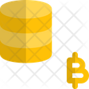 Database Bitcoin Icon