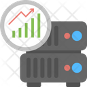Database Chart Server Hosting Statistics Icon