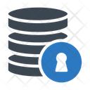 Lock Database Storage Icon