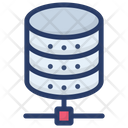 Data Storage Data Bank Database Network Icon