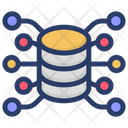 Database Network Data Warehouse Database Architecture Icon