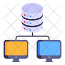 Database Network Storage Network Shared Database Icon