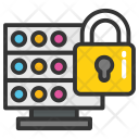 Server Lock Security Icon