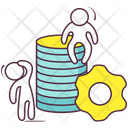 Database Setting Data Storage Data Center Icon