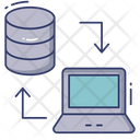 Database Transfer Server Transfer Computer Connection Icon