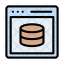 Browser Database Online Icon