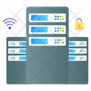 Server Network Dataserver Rack Server Hosting Icon