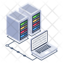 Datacenter Display Computer Storage System Server Icon